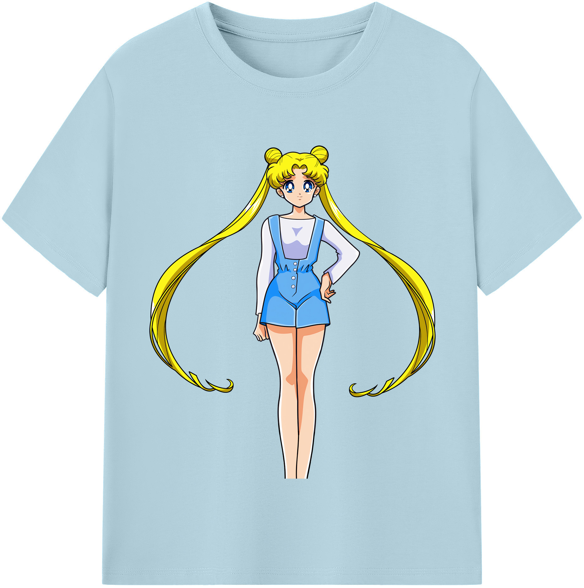 （画像用） 美少女戦士セーラームーン 愛野 美奈子 あいの みなこ Sailor Moon Aino Minako 綿100％半袖Tシャツ（フロントプリント）